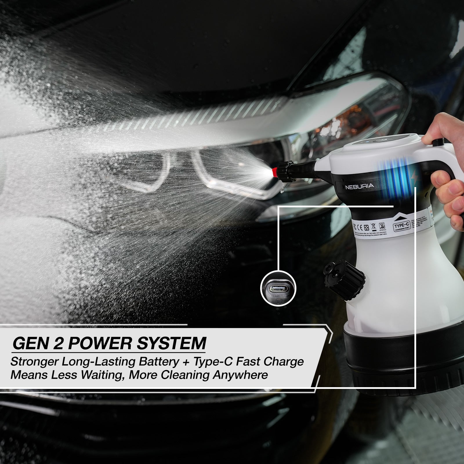 NEBURIA Gen 2 Electric Foam Sprayer