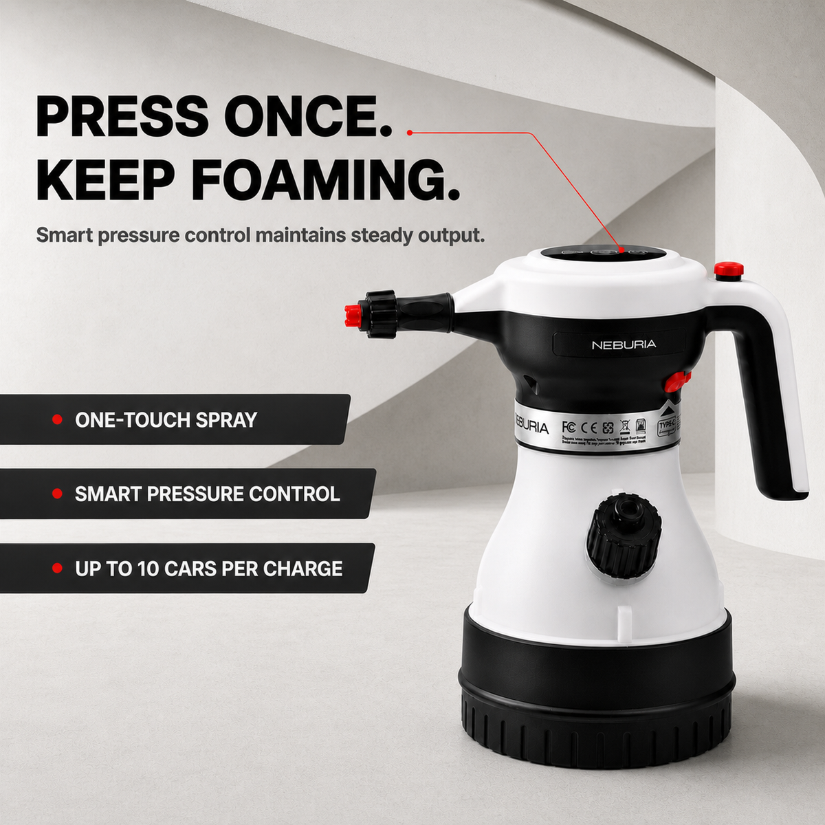 Neburia Gen 2 Electric Foam Sprayer